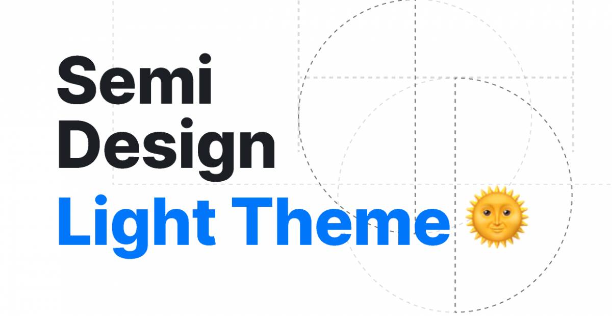 Figma Semi Design - Light Theme