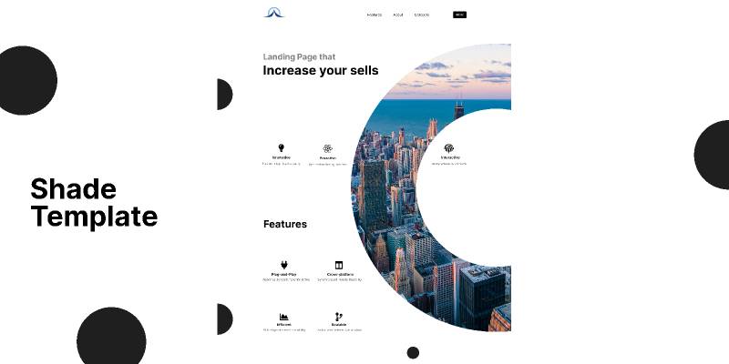 Figma Shade City Landing Page Template