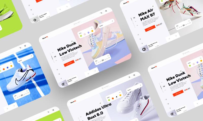 Figma Shoe Ecommerce Design Template