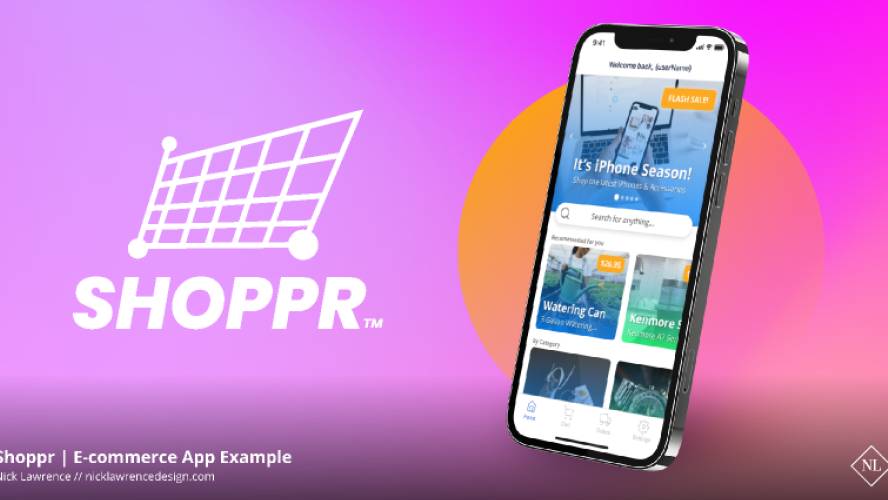 Figma Shoppr E-Commerce App Example