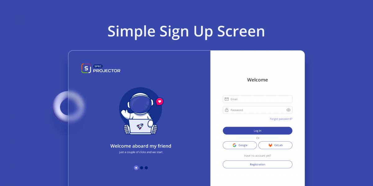 Figma Sign up page Free Download