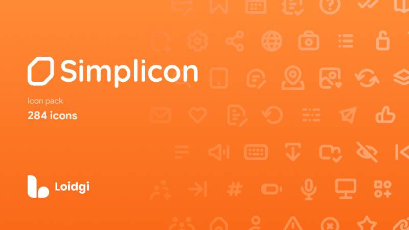Figma Simplicon Icon Pack