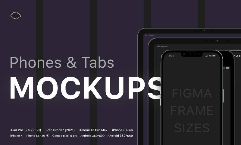 Figma size Mockups Free Download