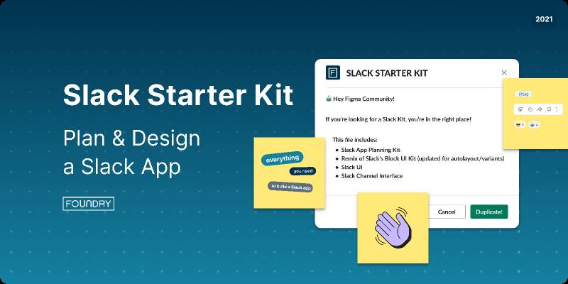Figma Slack Starter Kit Template