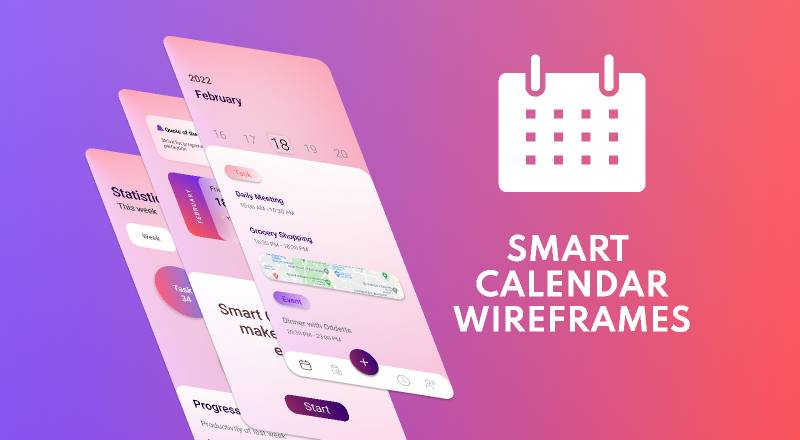 Figma Smart Calendar UI | UI4Free