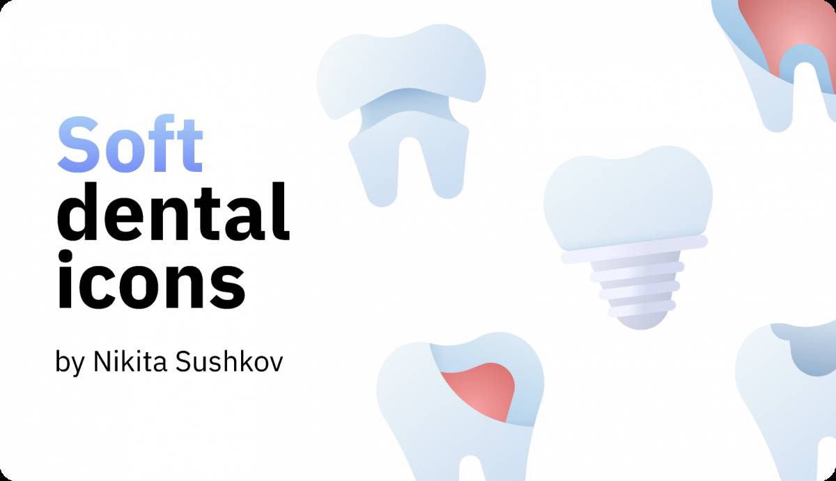 Figma Soft Dental Icons Template