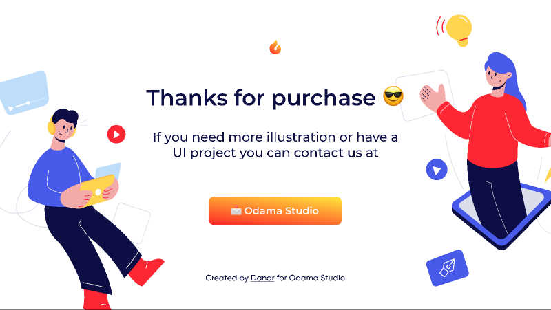 Figma Splash Screen Online Course Illustration KIT