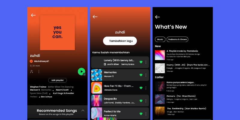 Figma Spotify App Template