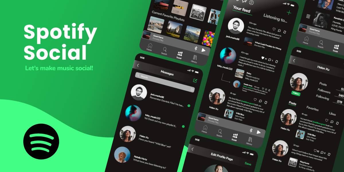Figma Spotify Full App Template