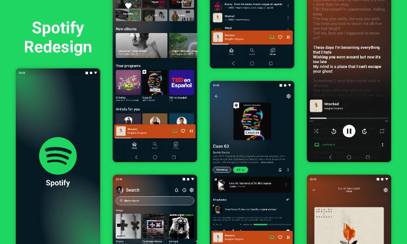 Figma Spotify Redesign