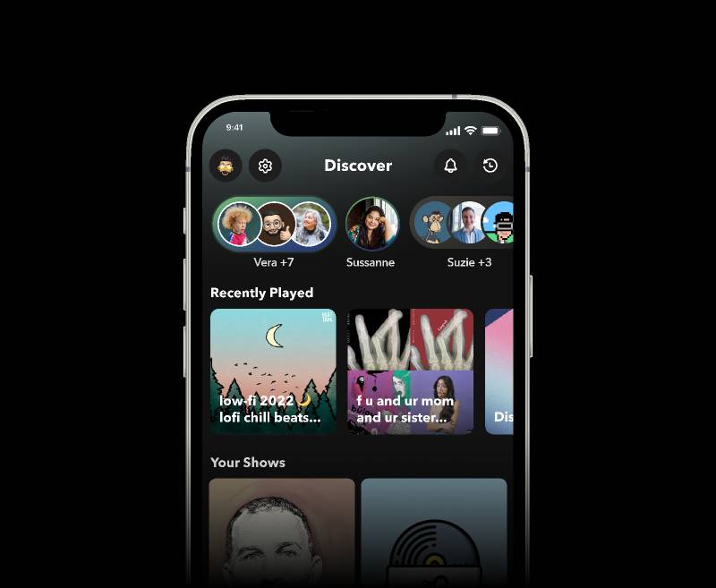 Figma Spotify X Snapchat UI Remix