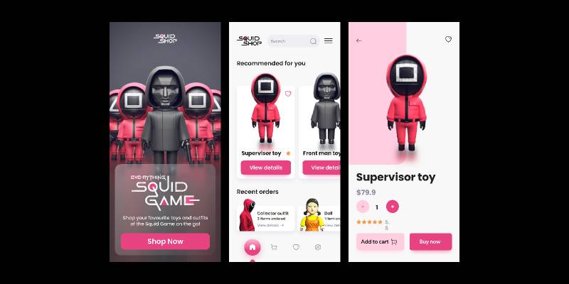 Figma Squid Game Ui App Template