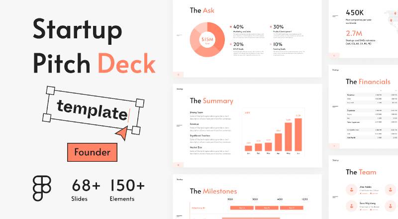 Figma Startup Pitch Deck Slide Template