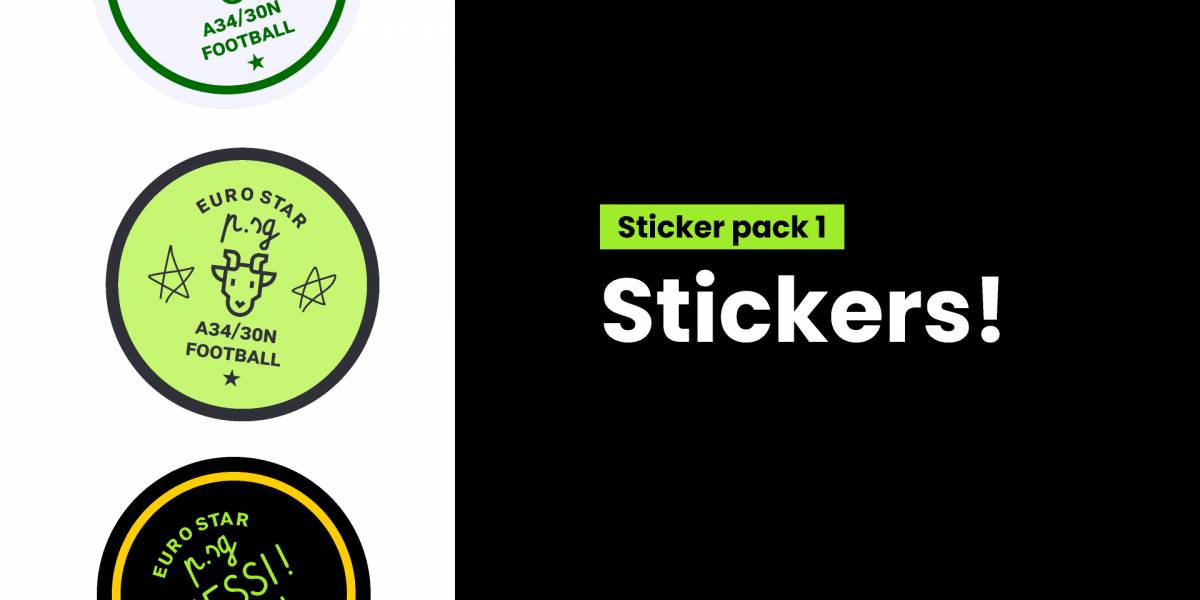 Figma Stickers Template Free Download