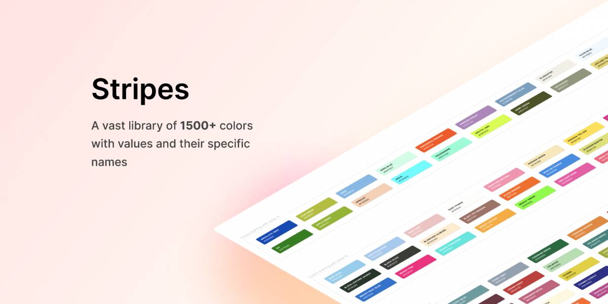 Figma Stripes a color library