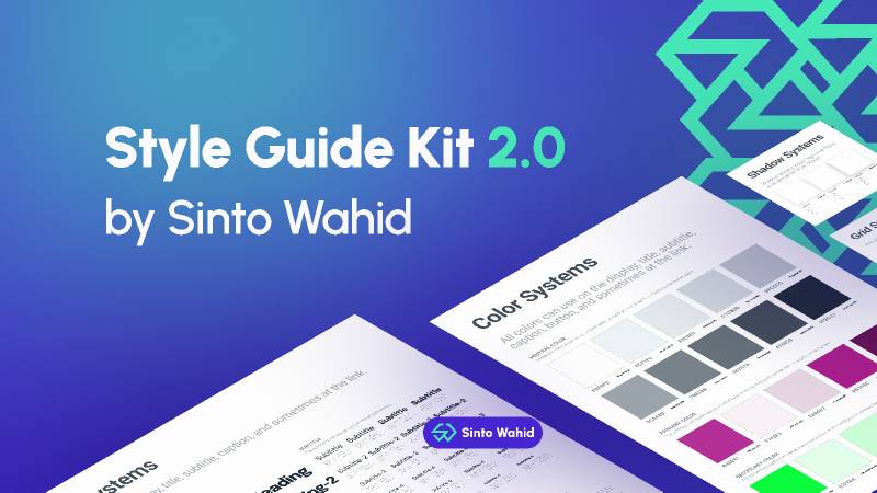 Figma Style Guide Kit 2.0 by Sinto Wahid