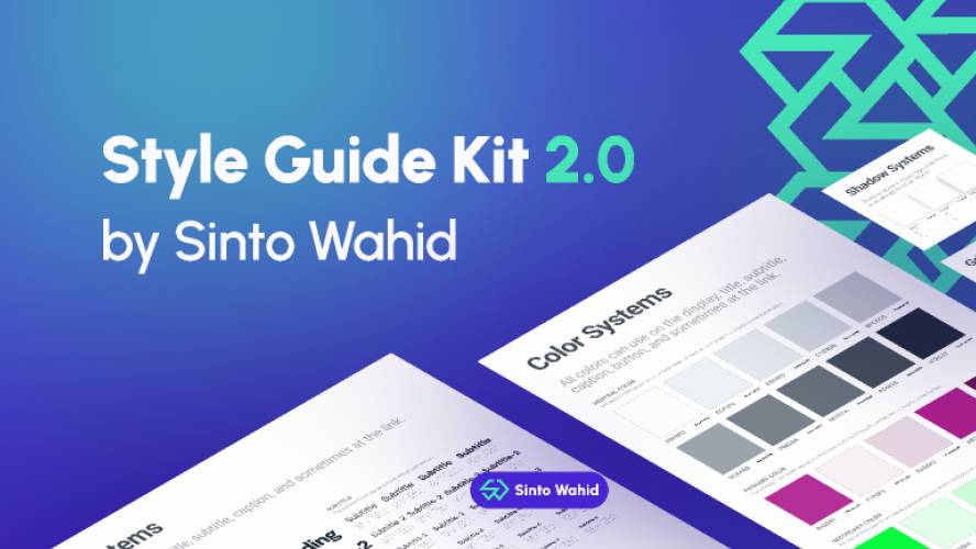 Figma Style Guide Kit 2.0 by Sinto Wahid