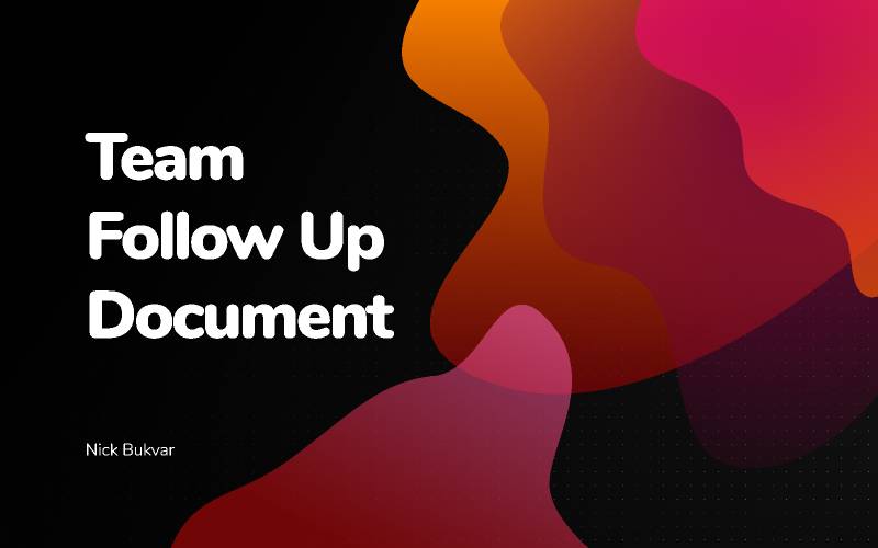 Figma Team FollowUp Document