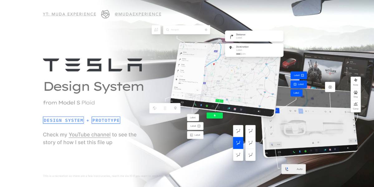 Figma Tesla Design System 2022