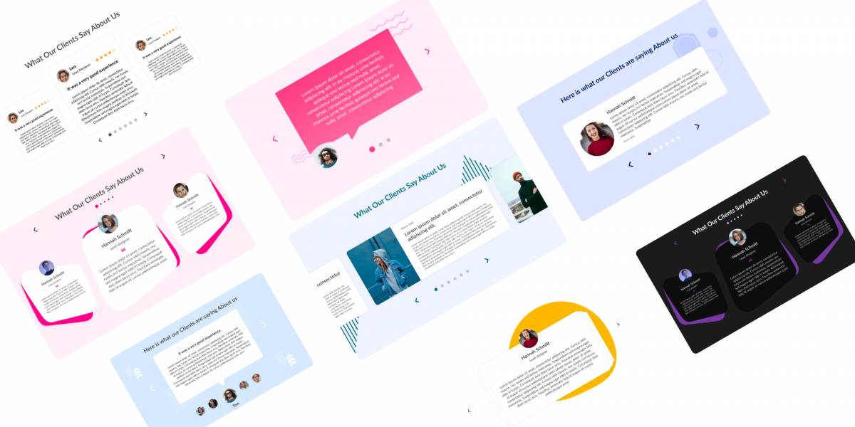 Figma Testimonials Template