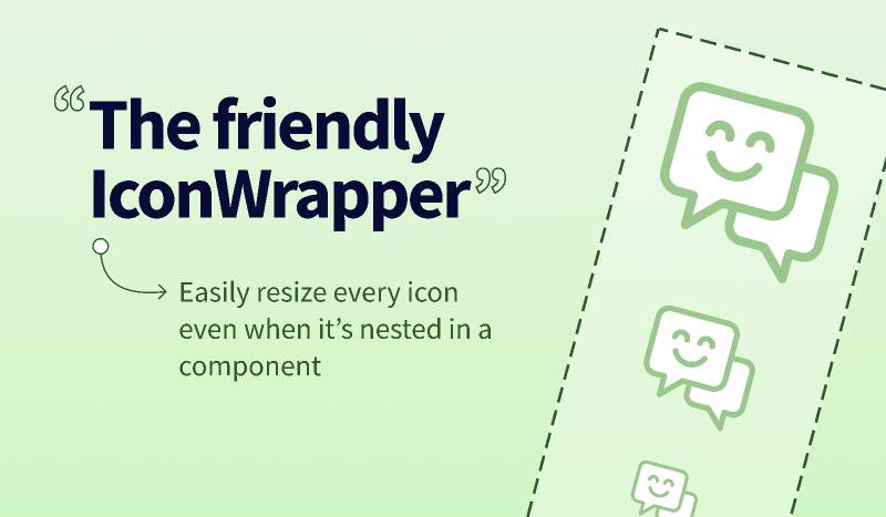 Figma The friendly IconWrapper component