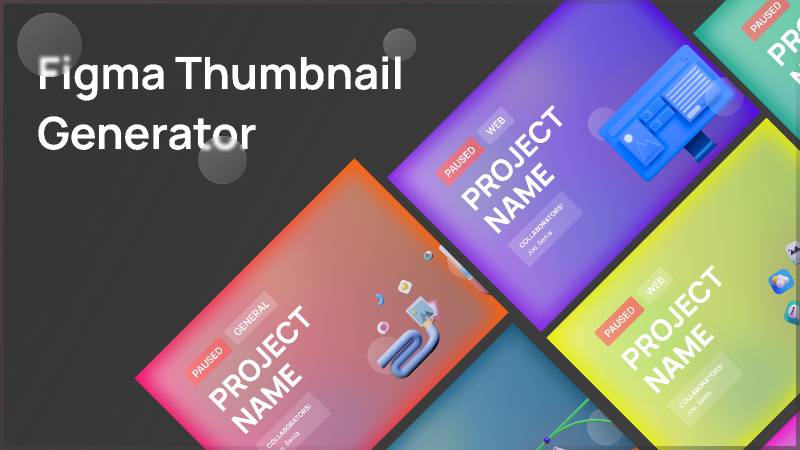 Figma Thumbnail Generator 3D free