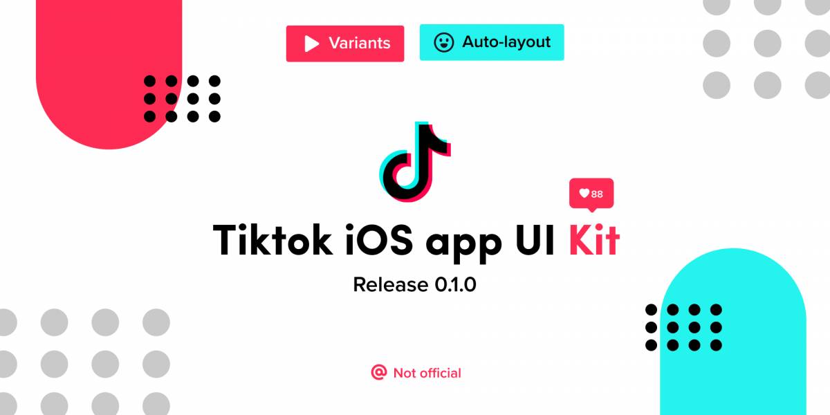 Figma TikTok IOS App UI Kit