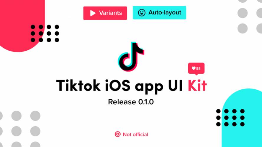 Figma TikTok IOS App UI Kit