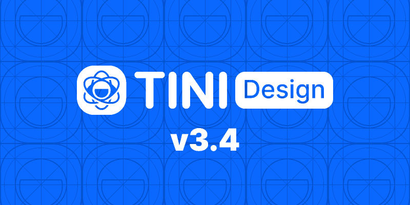 Figma Tini Design System 3.4 Update