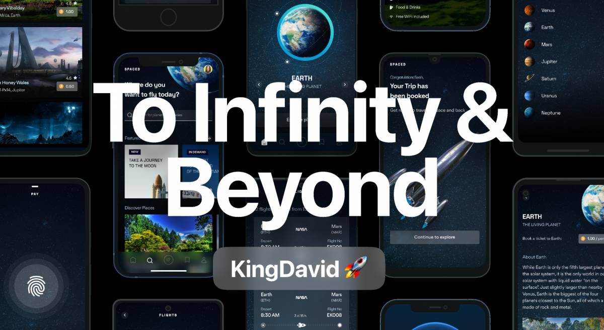 Figma To Infinity & Beyond Mobile App Template