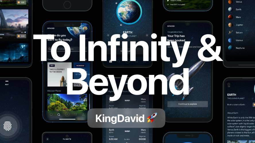 Figma To Infinity & Beyond Mobile App Template