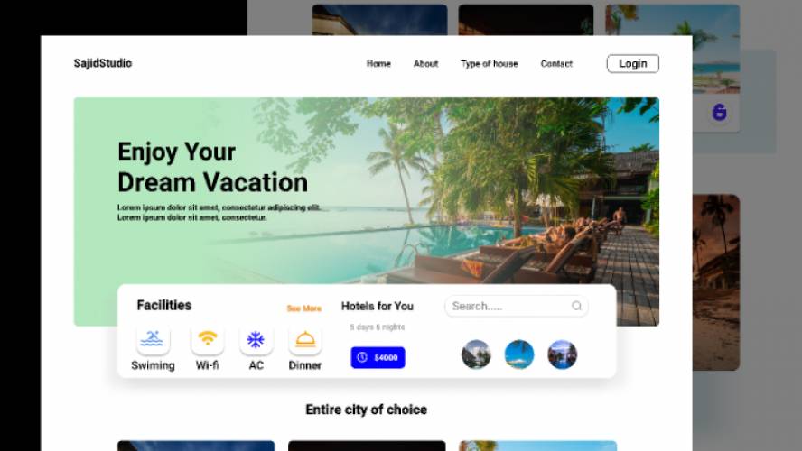 Figma Travel Agency Website Template