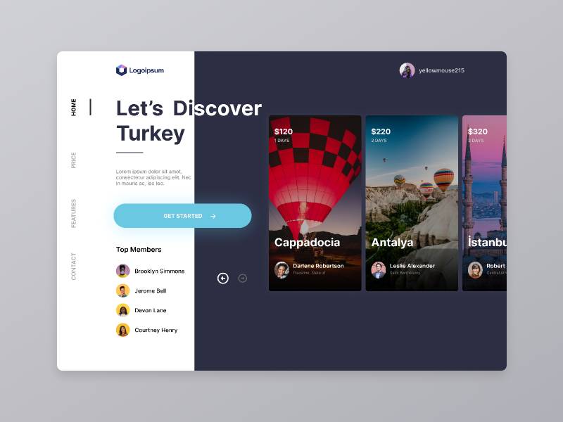 Figma Travel App Discover Turkey