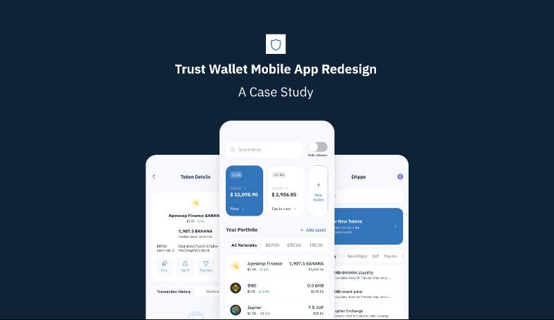 Figma Trust wallet redesign