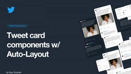 Figma Twitter Card Components