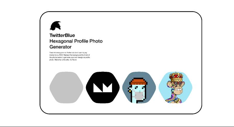 Figma Twitter Hexagonal NFT Profile Picture Generator