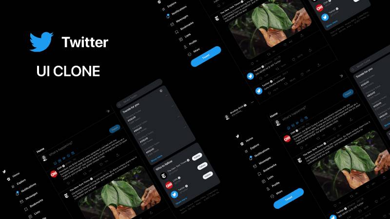 Figma Twitter UI Clone Design