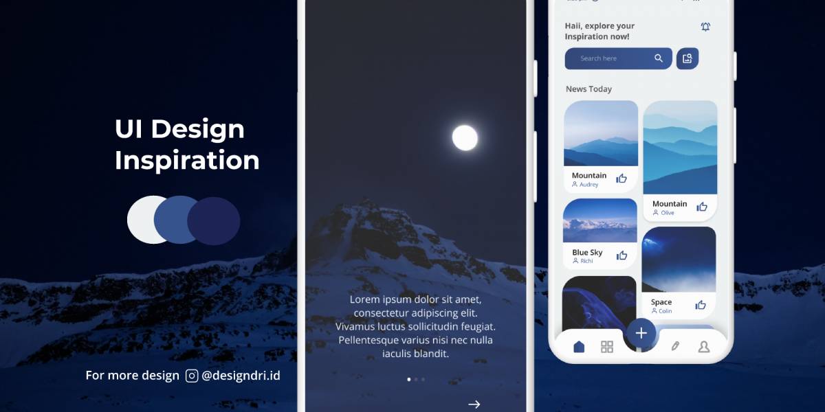 Figma UI Design Inspiration Template