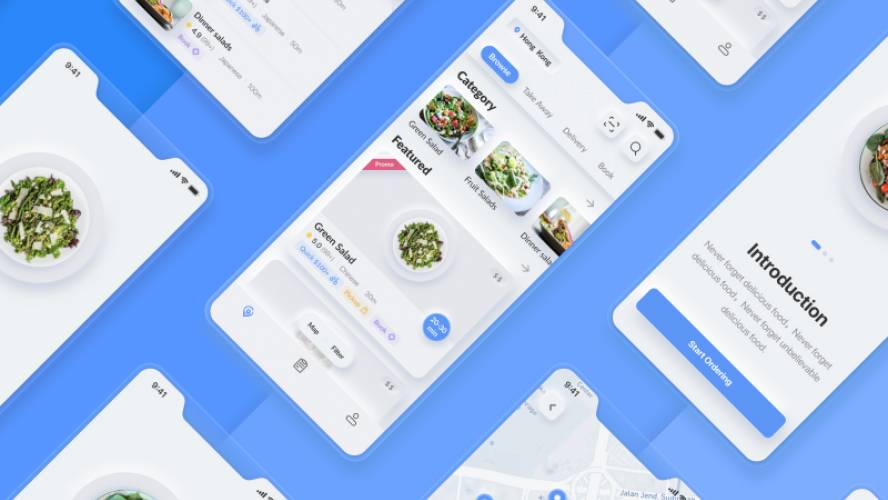 Figma UI Marketplace - Mobile ordering app