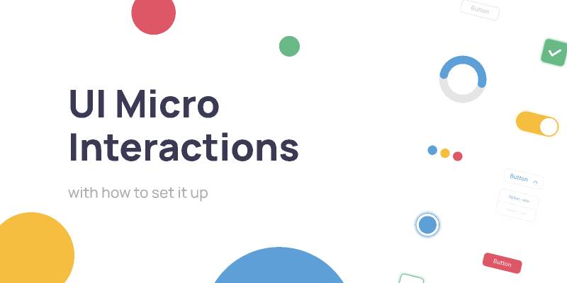Figma UI Micro Interactions