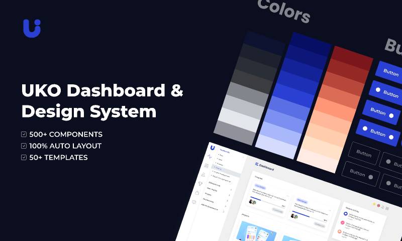 Figma UKO Dashboard bundle and Design System