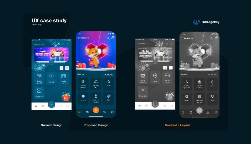 Figma UX case study - Foxpay App