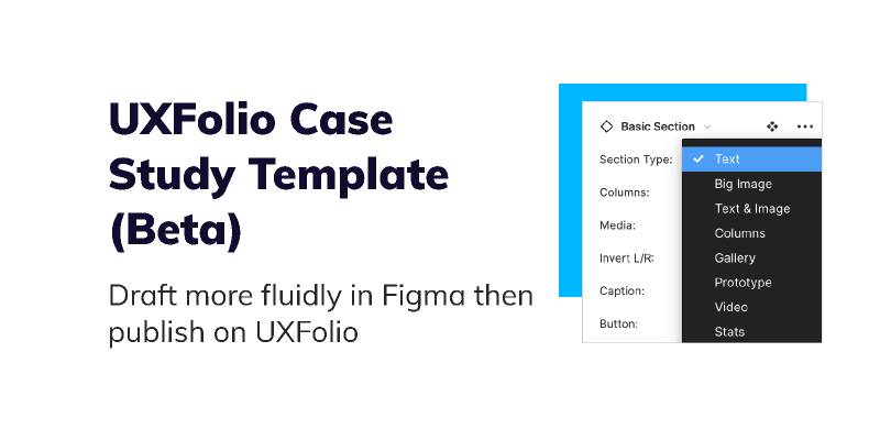 Figma UXFolio Case Study Template