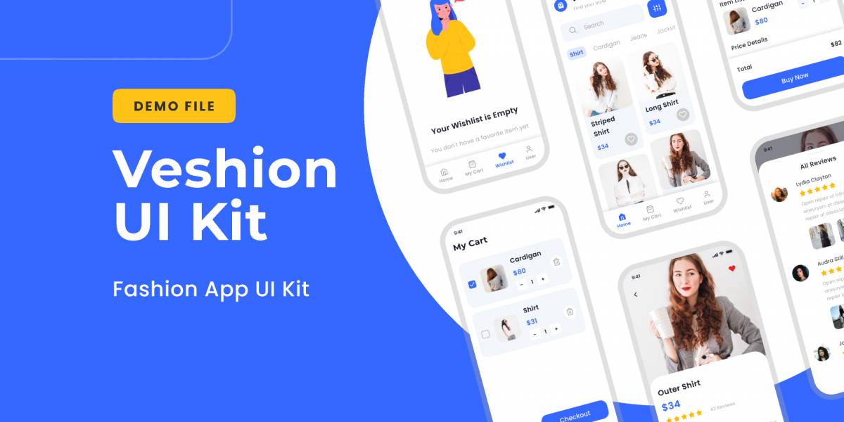 Figma Veshion UI Kit Free Download