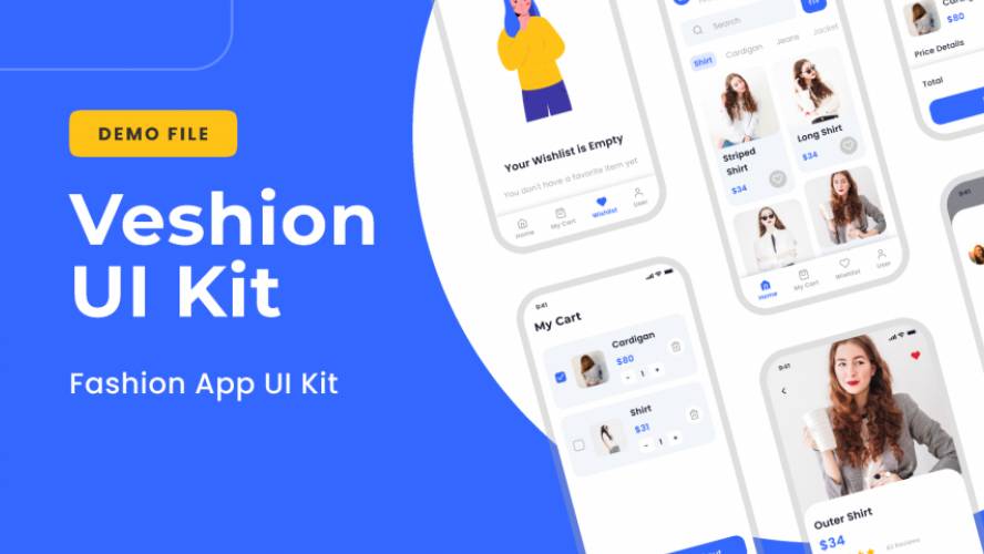 Figma Veshion UI Kit Free Download