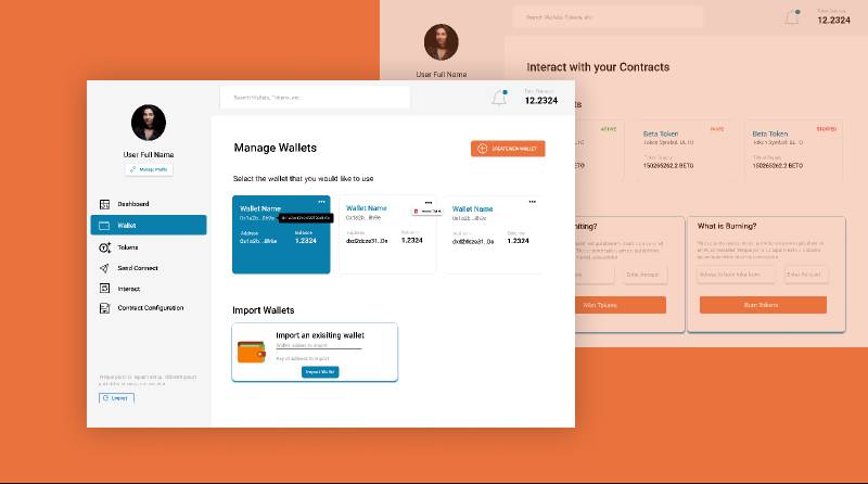 Figma Wallet Admin Dashboard Template