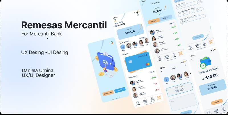 Figma Wallet Mercantil Mobile App