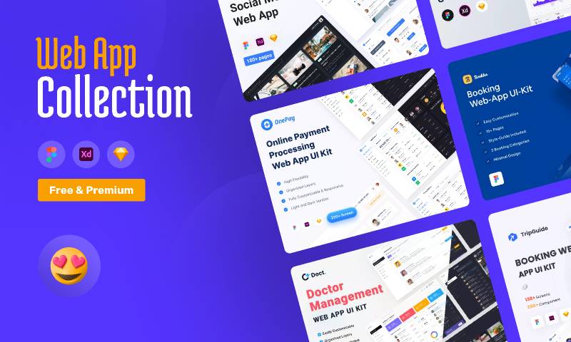 Figma Web App UI Kit Collection