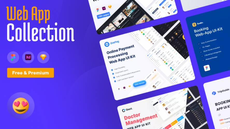 Figma Web App UI Kit Collection