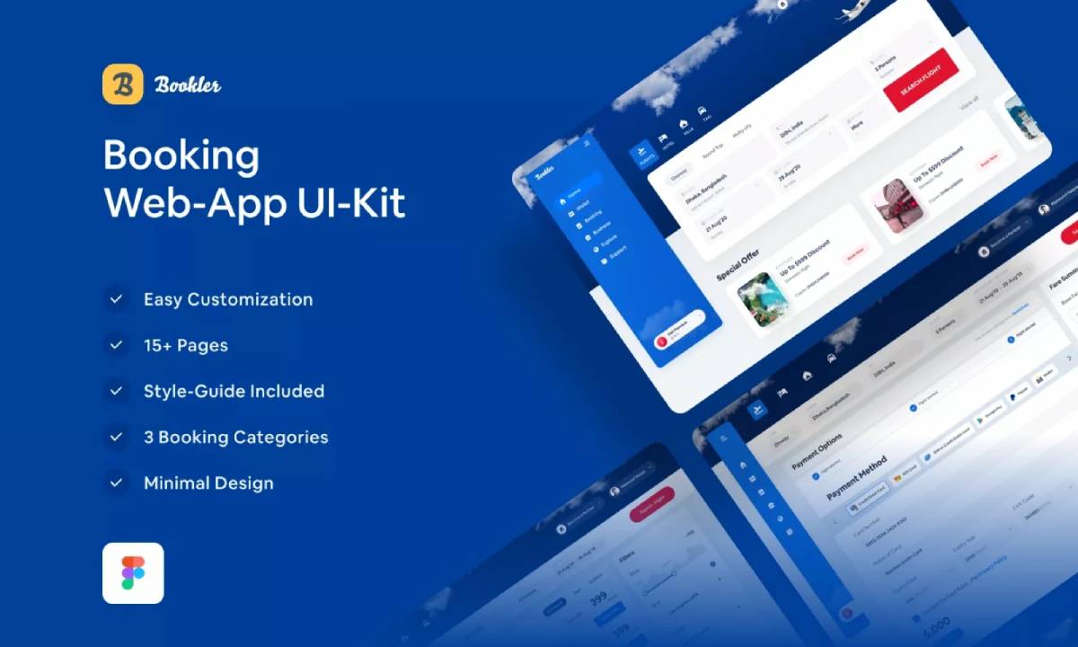 Figma Web App UI kit Free Template
